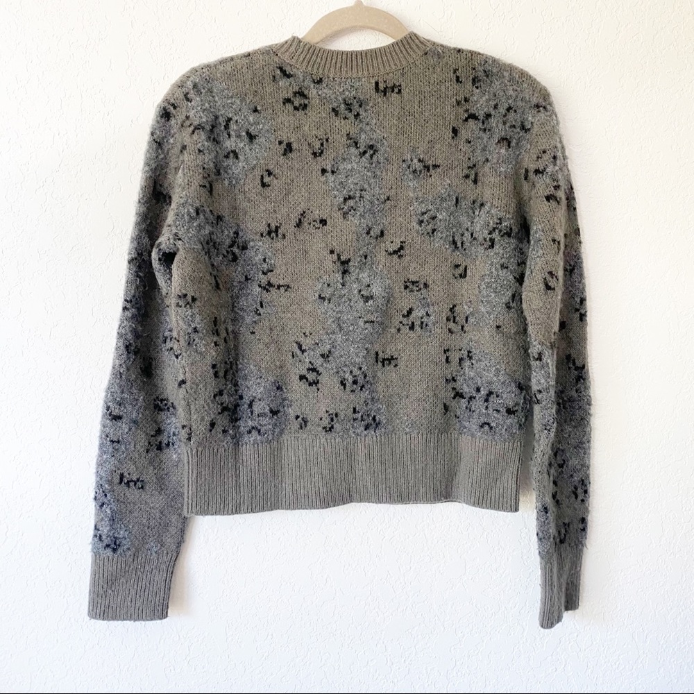 NWT All Saints Asko Camo Jumper Cropped Sweater - Picture 6 of 6